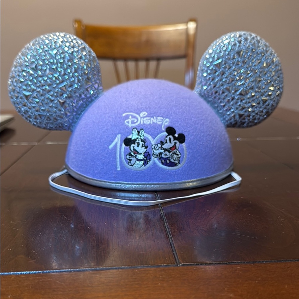 Disney Purple and Silver Kid/Adults Mickey Mouse Hat